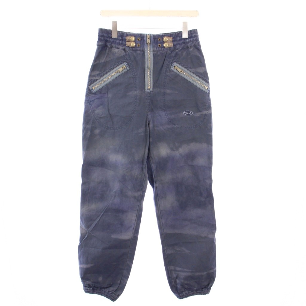 樂天商城 - 【中古】ディーゼル DIESEL スラックスパンツ ジップフライ 総柄 USED加工 M 紺 ネイビー /BB メンズ 【ベクトル 古着】 251028