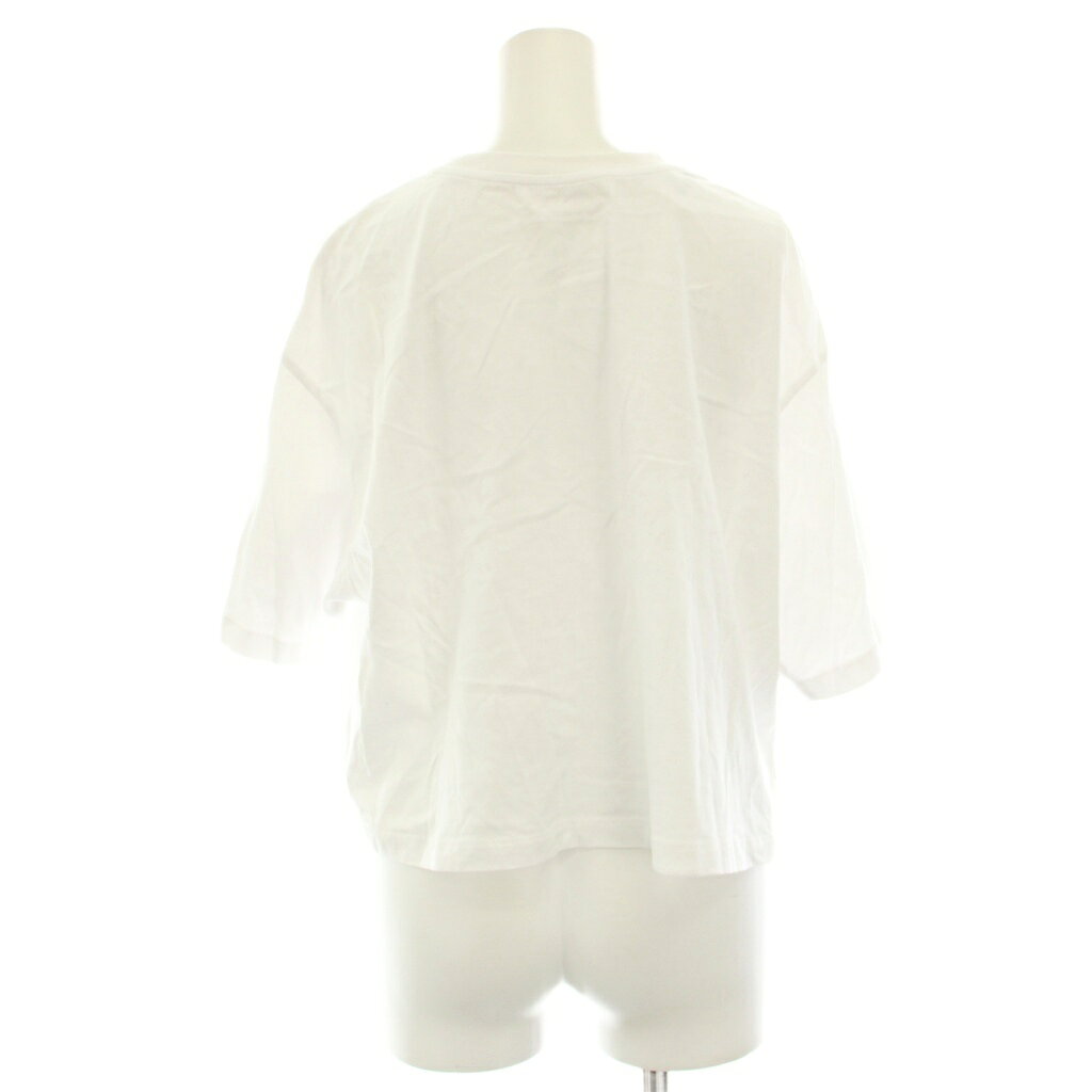【中古】ミラオーウェン Mila Owen ショート丈アップリケTシャツ カットソー 半袖 1 白 ホワイト 09WCT244925 /HN レディース 【ベクトル 古着】 251107 vectorpremium-18715467 ブランド古着ベクトルプレミアム店 サンプル画像3