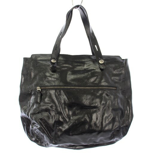 【中古】マルニ MARNI トートバッグ エナメル レザー 黒 /TK レディース 【ベクトル 古着】 251117