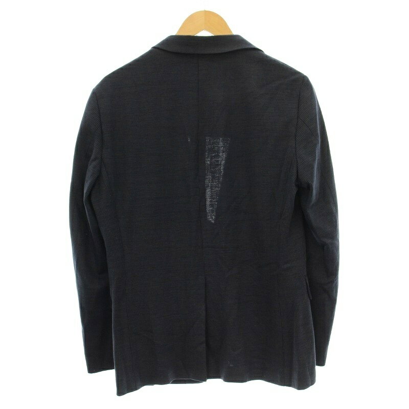 【中古】エポカ ウォモ EPOCA UOMO リネン混 シングルスーツ セットアップ 背抜き ジャケット パンツ 44 ネイビー 紺 M1D89-160-29 /☆G メンズ 【ベクトル 古着】 251030