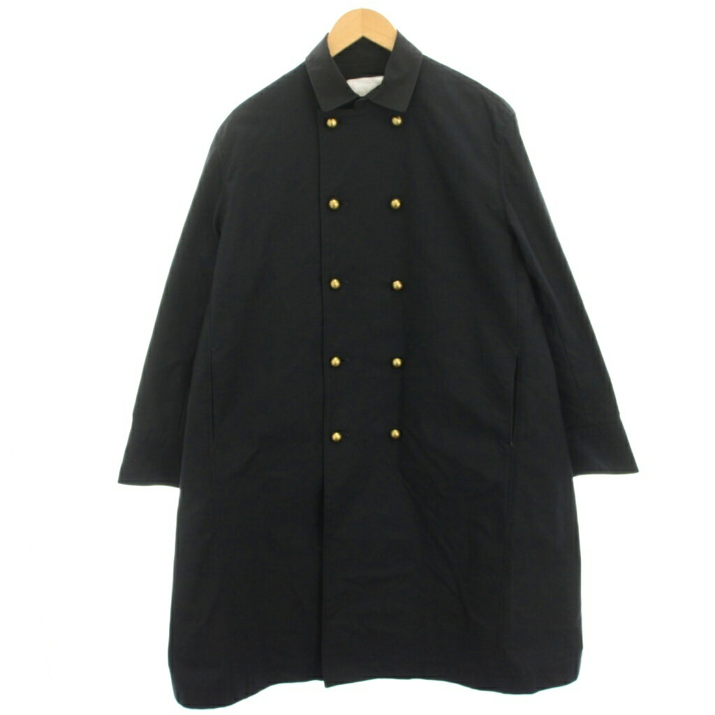 yoasaダブルブレスト ステンカラーコート ブラウン yoasaダブルブレスト ステンカラーコート ブラウン