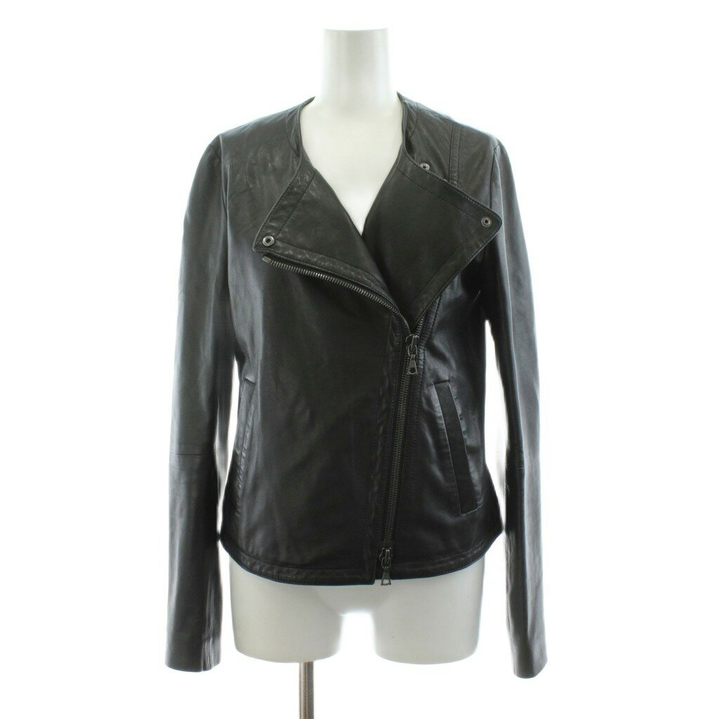 新品☆セオリー　レザージャケット　ラムレザー　P　ブラウン系　ダブル 18AW 楽天市場】セオリー レザー ジャケット（レディースファッション）の通販