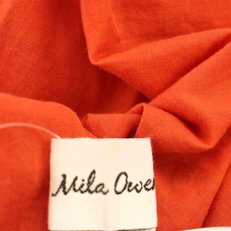 【中古】ミラオーウェン Mila Owen 半袖 リネン混 タックワンピース ロング 0 オレンジ 09WF0232093 /☆G レディース 【ベクトル 古着】 251120 vectorpremium-18733189 ブランド古着ベクトルプレミアム店 サンプル画像3