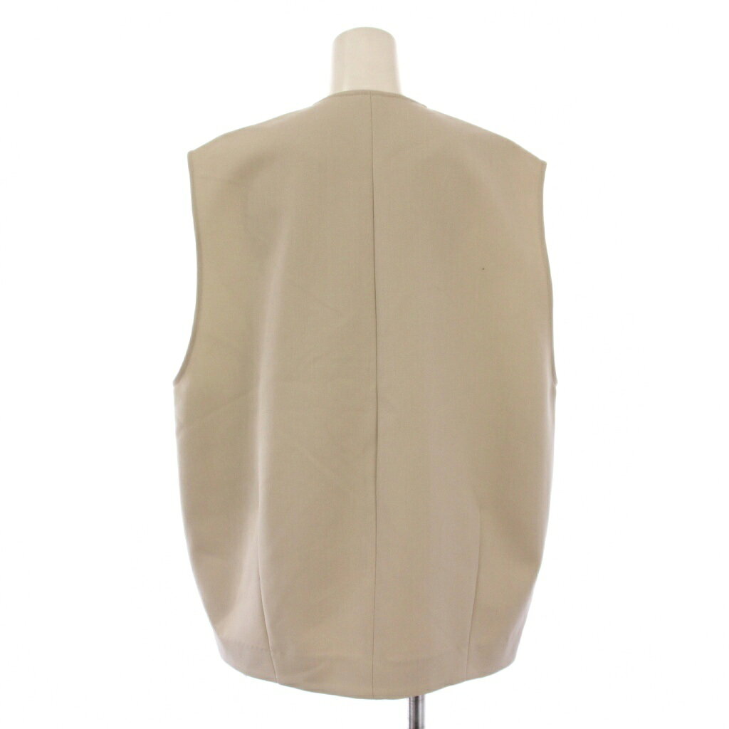 【中古】ミラオーウェン Mila Owen 24AW キーネックコクーンプルベスト プルオーバー ストレッチ ワンカラー 0 グレージュ 09WFT244197 /BB レディース 【ベクトル 古着】 251127 vectorpremium-18763005 ブランド古着ベクトルプレミアム店 サンプル画像3
