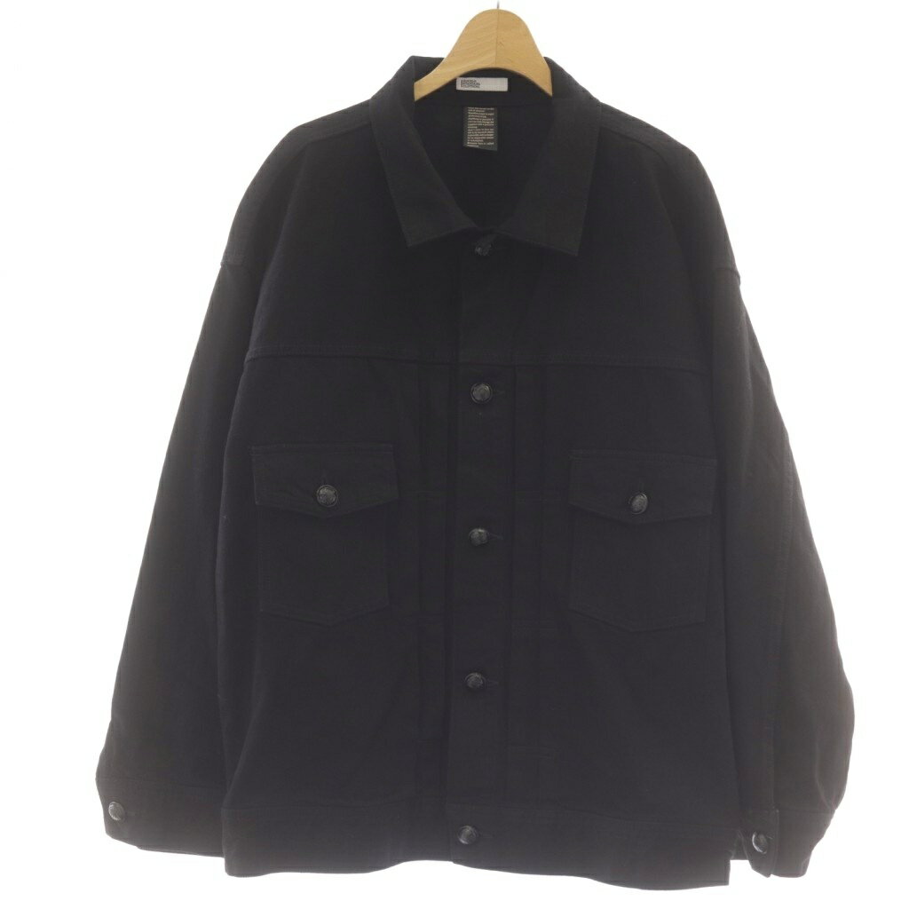 【中古】ダブルスタンダードクロージング ダブスタ DOUBLE STANDARD CLOTHING デニムジャケット Gジャン ジージャン F 黒 ブラック 0205-300-233A /AU メンズ 【ベクトル 古着】 251128