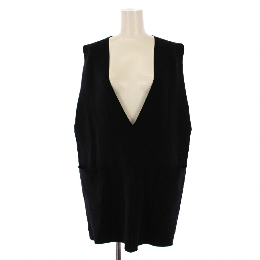 【中古】スピック&スパン Spick&Span 25SS C/Rニットベスト プルオーバー F 黒 25080200900010 /BM レディース 【ベクトル 古着】 251203