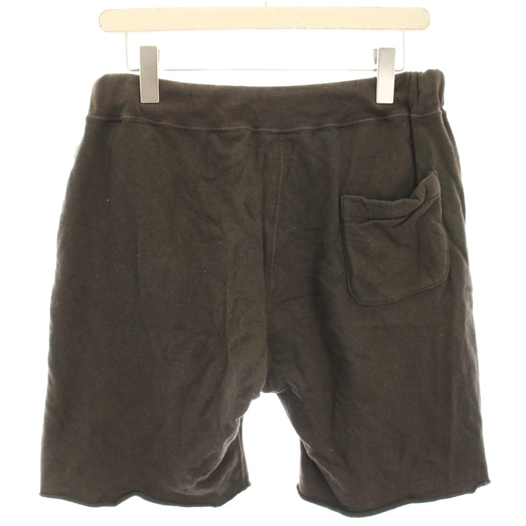 【中古】ダブルワークス DUBBLEWORKS ショートパンツ ハーフパンツ イージー カットオフ ロゴプリント L 茶 ブラウン /HN メンズ 【ベクトル 古着】 251210