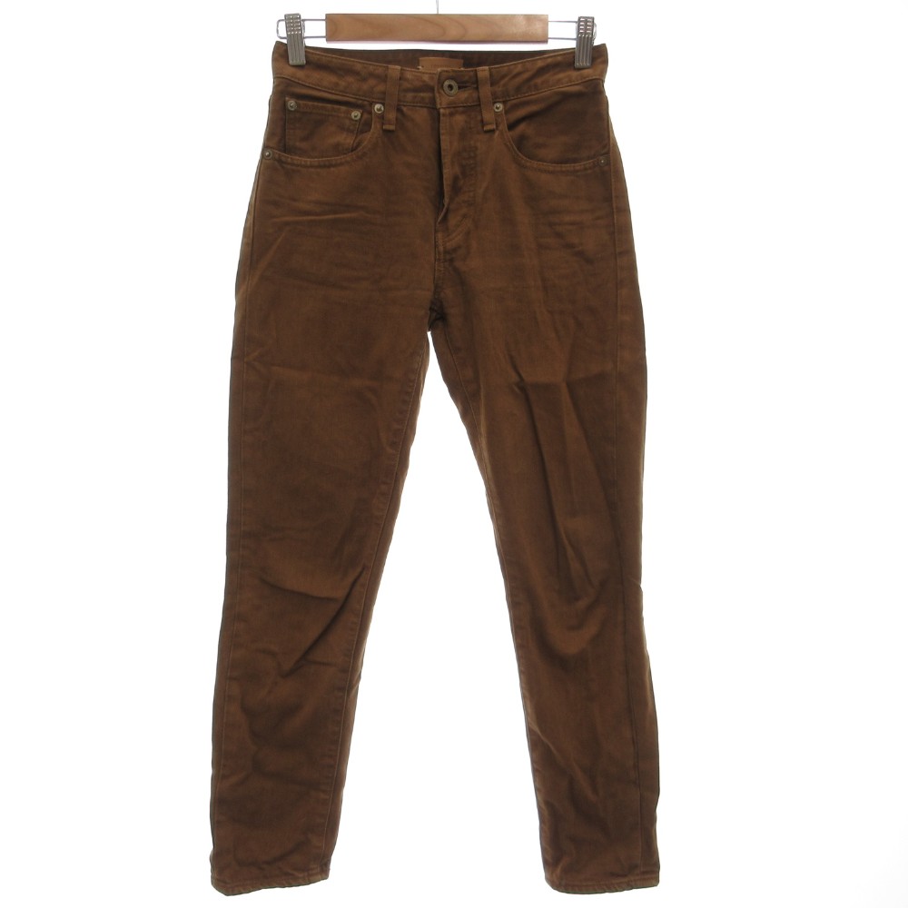 【中古】トゥデイフル TODAYFUL デニムパンツ ジーンズ スキニー ボタンフライ 24 ストレッチ 茶 ブラウン /GV レディース 【ベクトル 古着】 251230