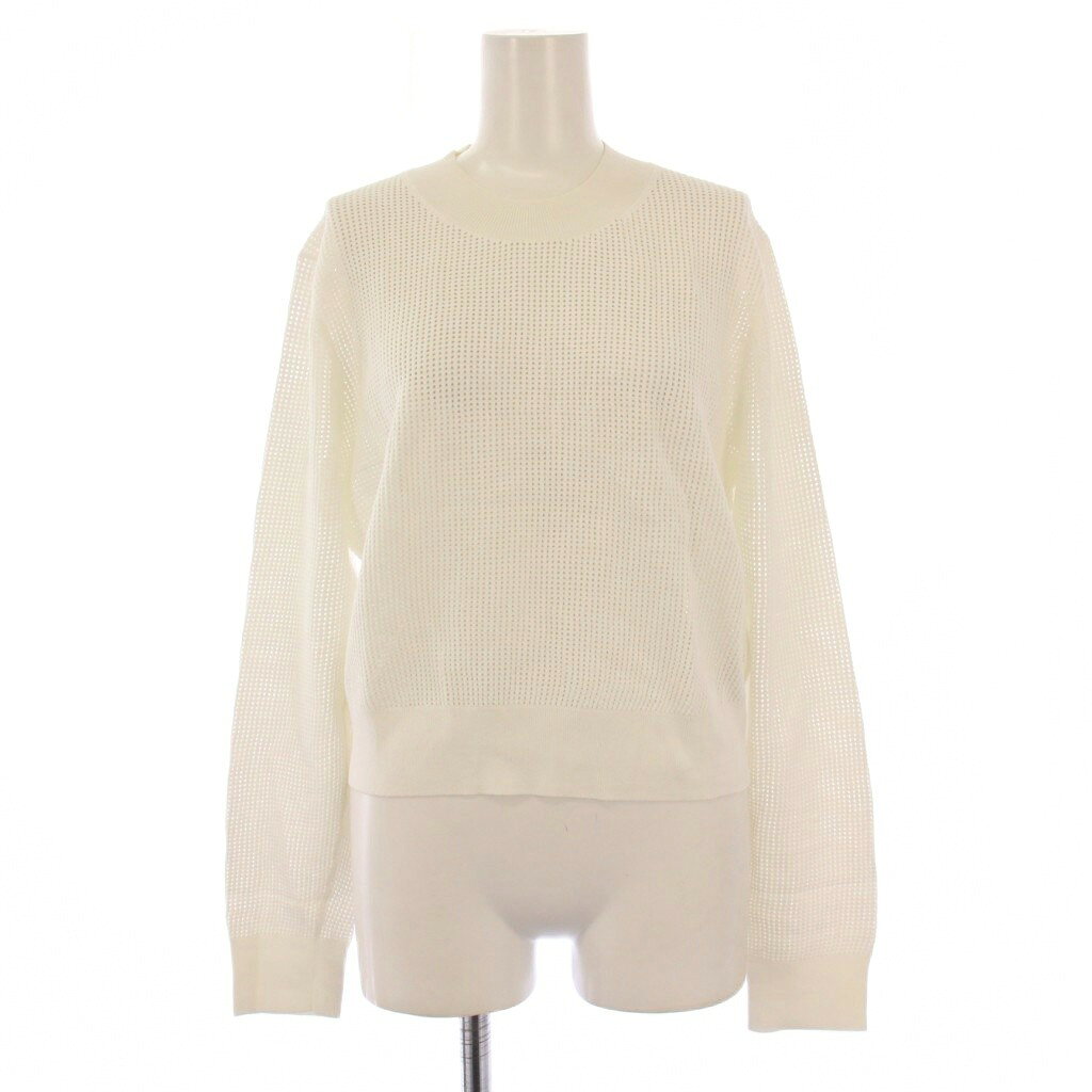 美品 24AW Theory セオリー FELTED WOOL CASH ショート丈 長袖 ニットセーター サイズS ブラウン レディース 古着 中古 USED 3027010348769408_drawn.jpeg