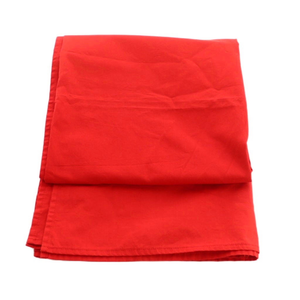 【中古】コムデギャルソン COMME des GARCONS ストール ロング ロゴ レッド 赤 ホ...