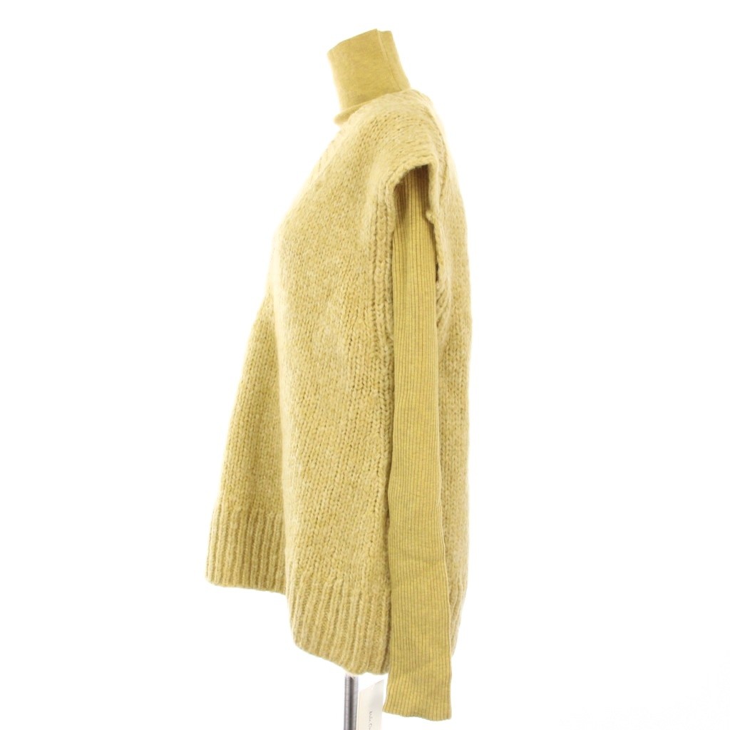 【中古】未使用品 ミラオーウェン Mila Owen 22AW タートルニットレイヤードVTSET ベスト セーター リブ 長袖 1 マスタード 09WNT225048 /TK レディース 【ベクトル 古着】 260108 vectorpremium-18810260 ブランド古着ベクトルプレミアム店 サンプル画像3