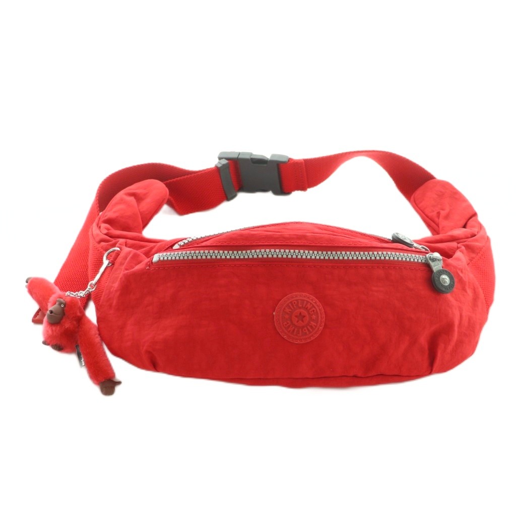 【中古】キプリング KIPLING ウエストバッグ ボディバッグ 赤 /MI レディース 【ベクトル 古着】 260117(4.0)