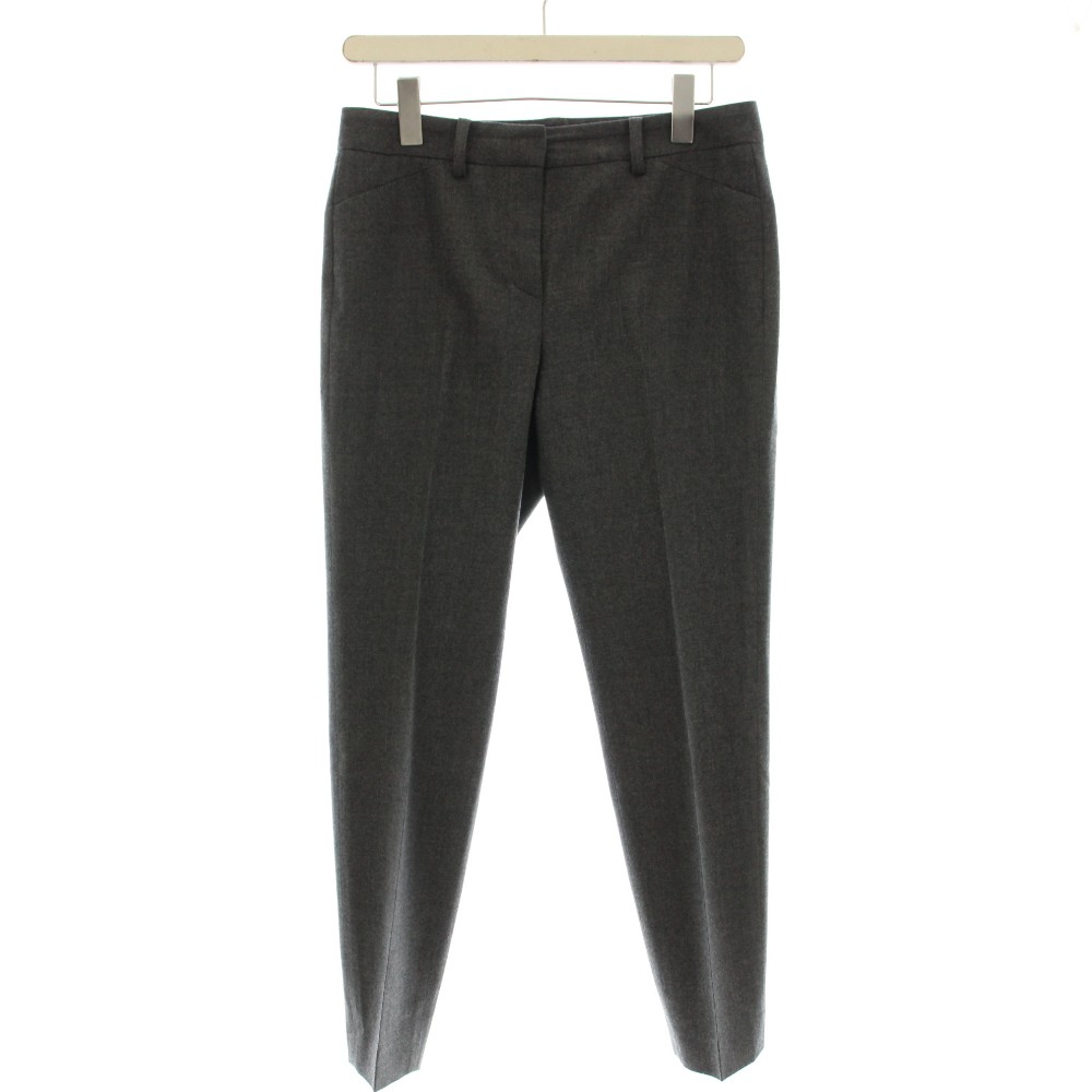 【中古】セオリーリュクス theory luxe パンツ スラックス ウール混 36 チャコールグレー /☆G レディース 【ベクトル 古着】 260123