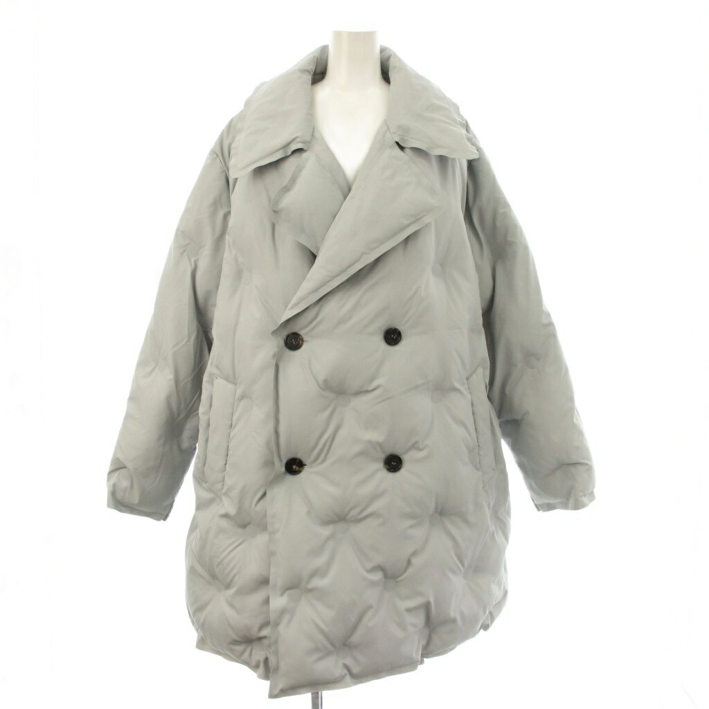 メゾンマルジェラ 1 Maison Margiela 1 20AW Glam Slam Puffer Coat グラムスラム 中綿コート ダブルブレスト 38 グレー S29AM0365 S53471 /KH レディース  260203