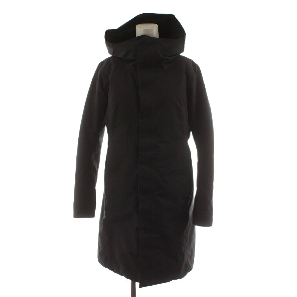 【中古】アークテリクス ARC'TERYX パテラ パーカー PATERA PARKA ダウンコート フード アウター XS 黒 ブラック 25864 /AN83 レディース 【ベクトル 古着】 260207