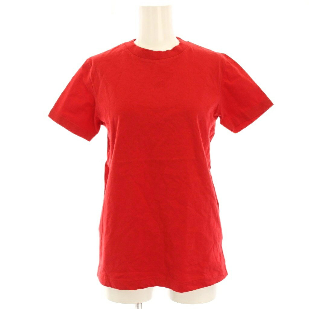 樂天商城 - 【中古】ナゴンスタンス nagonstans Tシャツ カットソー 38 赤 レッド 半袖 クルーネック 無地 470ES180-1350 /HN レディース 【ベクトル 古着】 260206