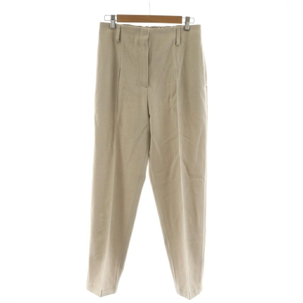 Cropped Pants - 【中古】プラステ PLST テーパードパンツ スラックス XL ベージュ 無地 /RR レディース 【ベクトル 古着】 260212