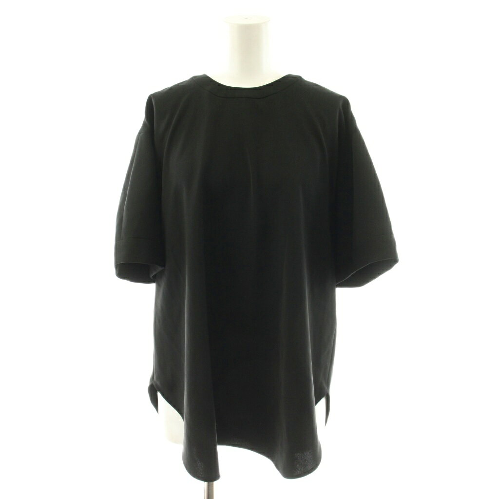 【中古】エンフォルド ENFOLD 25AW WING-SLEEVES PULLOVER シャツ ブラウス 半袖 38 黒 ブラック 300IA430-0141 /AN16 レディース 【ベクトル 古着】 260211
