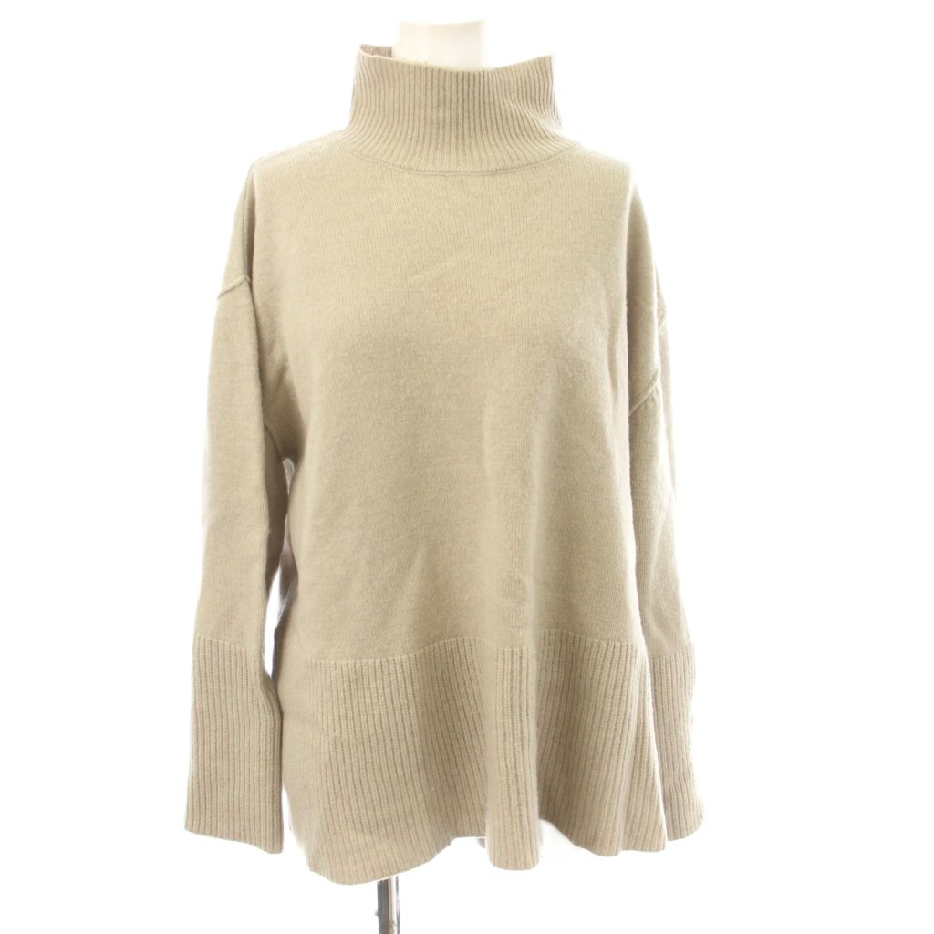 【中古】ミラオーウェン Mila Owen 21AW ニット セーター ウール 0 ベージュ ハイネック 長袖 リブ編み /JP レディース 【ベクトル 古着】 260217 vectorpremium-18899848 ブランド古着ベクトルプレミアム店 パッケージ画像