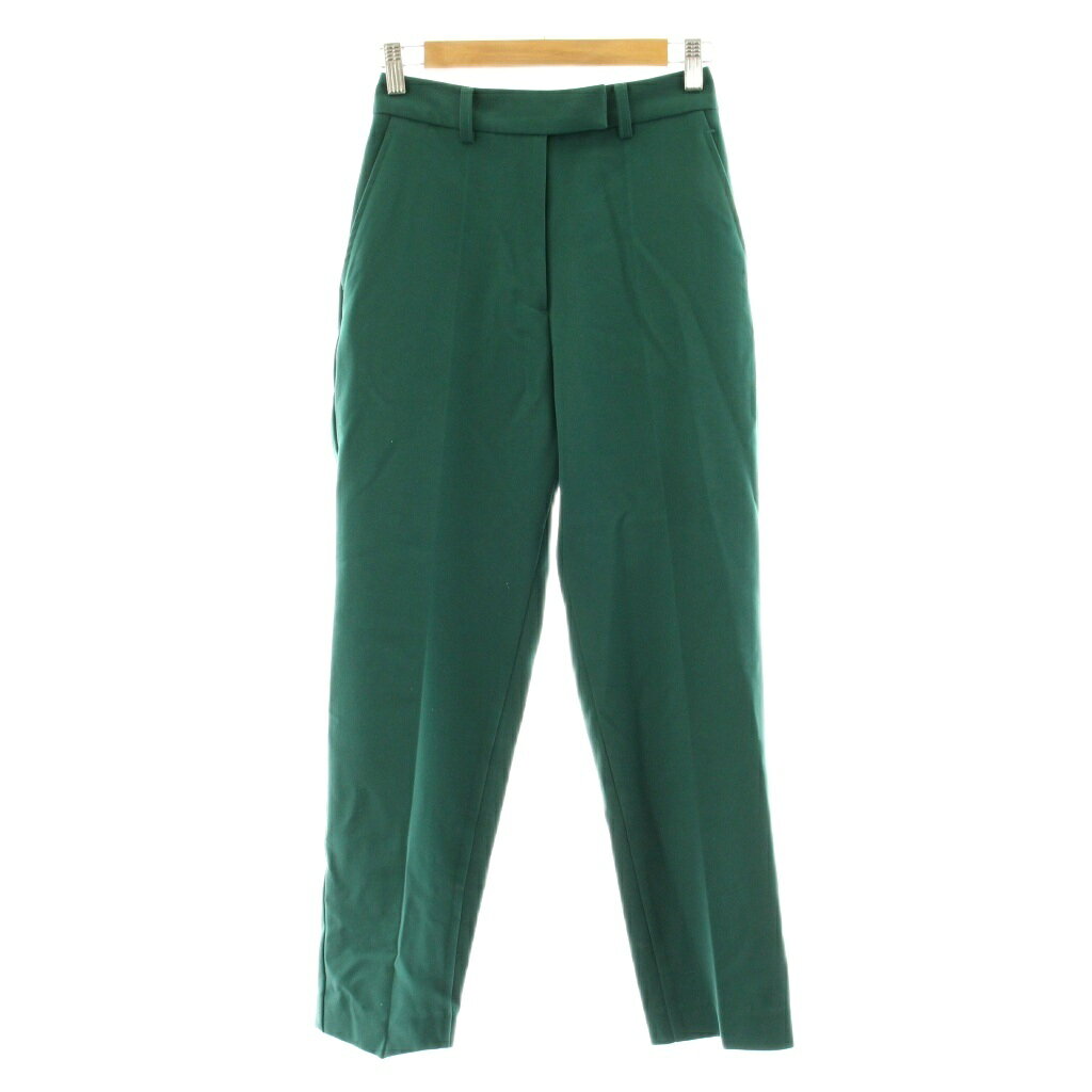 【中古】ミラオーウェン Mila Owen 22AW テーパードパンツ ジップフライ 0 緑 グリーン /KU レディース 【ベクトル 古着】 260216 vectorpremium-18895517 ブランド古着ベクトルプレミアム店 パッケージ画像