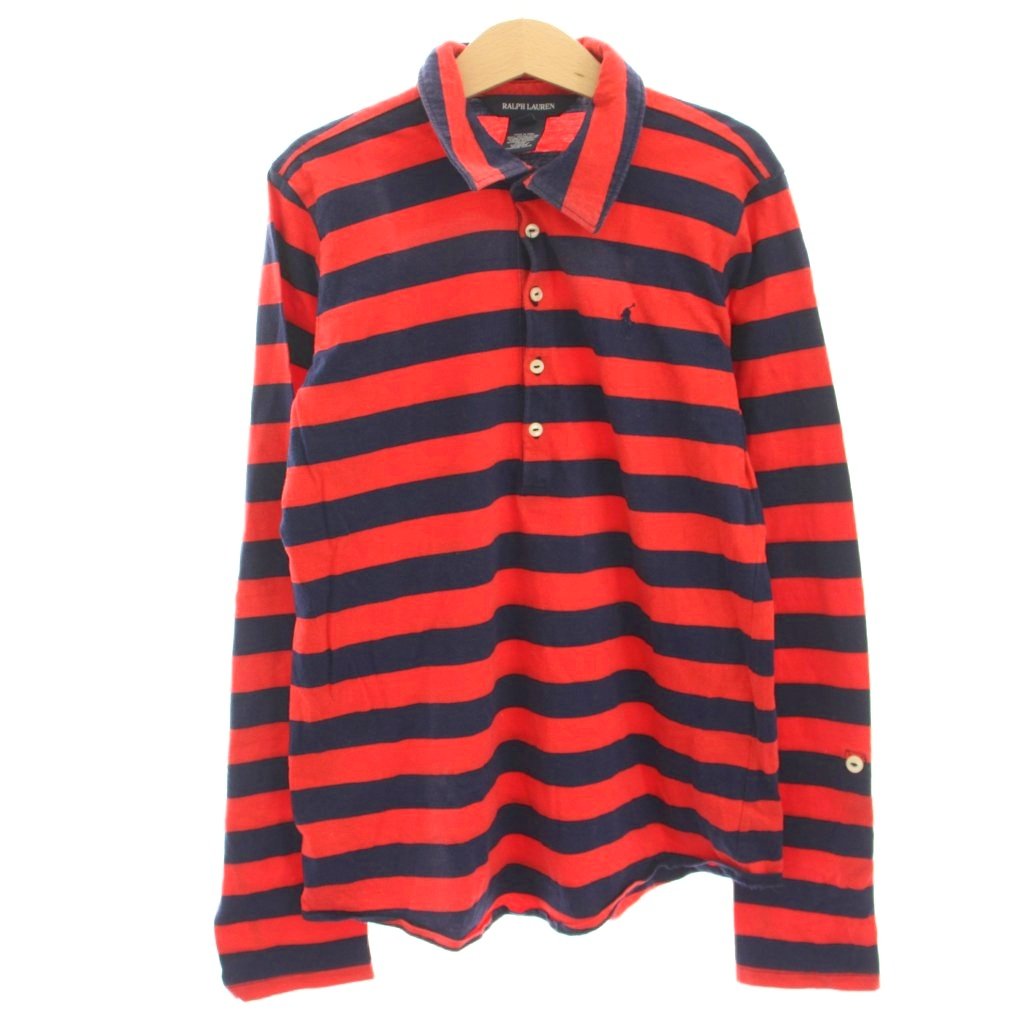 【中古】ラルフローレン RALPH LAUREN 子ども服 ポロシャツ カットソー 150 赤 レ...