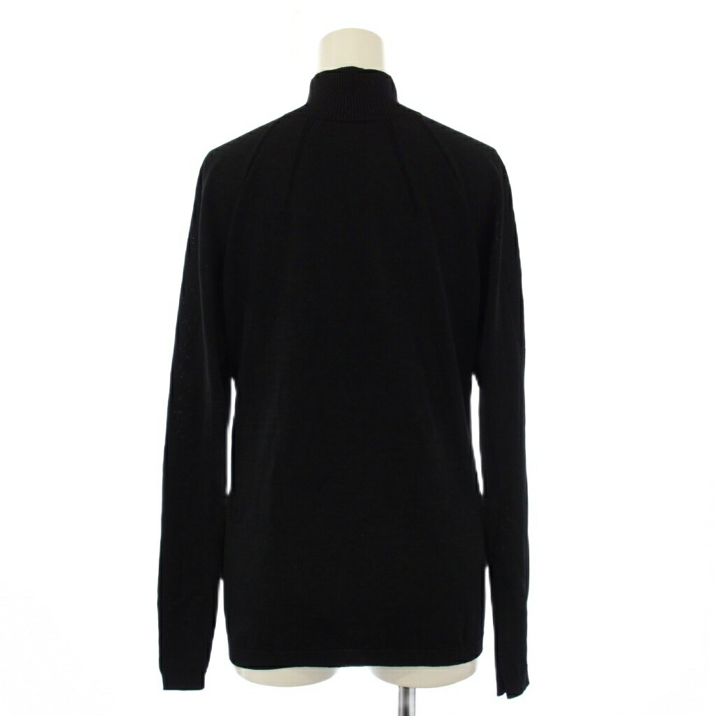 【中古】イッセイミヤケ ISSEY MIYAKE 132 5. DARTED KNIT ニット セーター 長袖 ハイネック 2 黒 IL53KN702 /KH 【ベクトル 古着】 260214