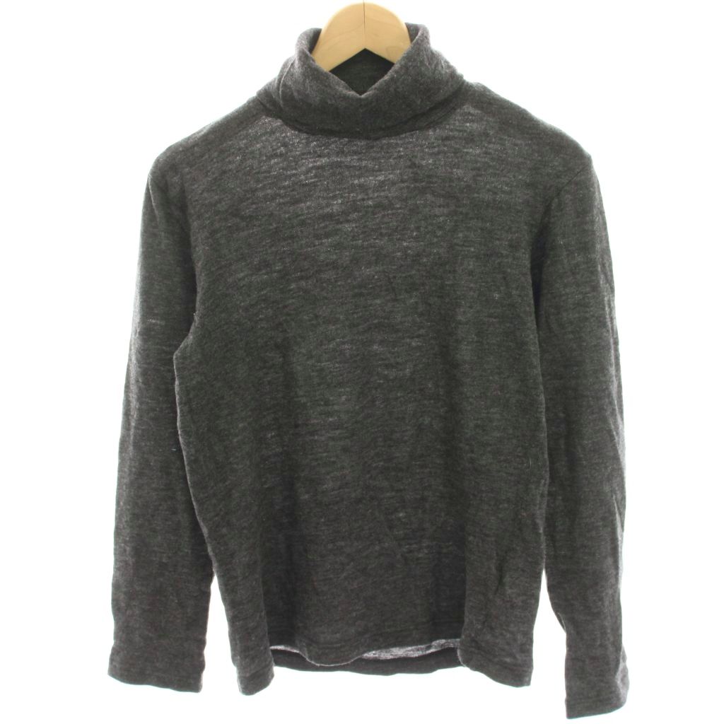 【中古】ザレターズ The Letters ニット カットソー ウール 薄手 S グレー タートルネック 長袖 無地 /HN レディース 【ベクトル 古着】 260218