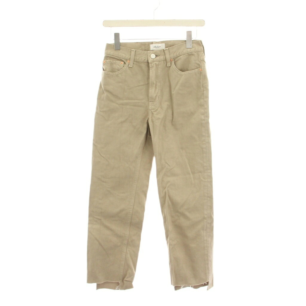 【中古】ミラオーウェン Mila Owen デニムパンツ ジーンズ 1 ベージュ 無地 フルレングス カットオフ 09WFP244030 /YM ■MA レディース 【ベクトル 古着】 260219 vectorpremium-18909858 ブランド古着ベクトルプレミアム店 パッケージ画像