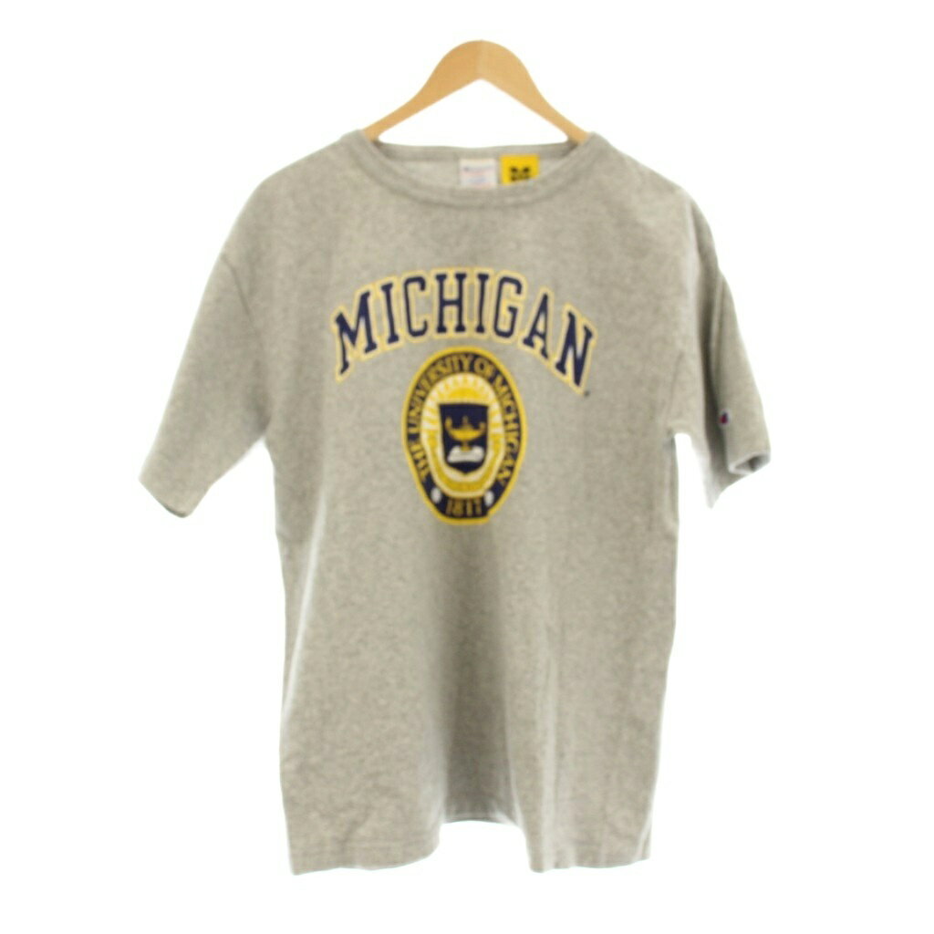 【中古】チャンピオン CHAMPION Tシャツ L グレー /JP メンズ 【ベクトル 古着】 260223