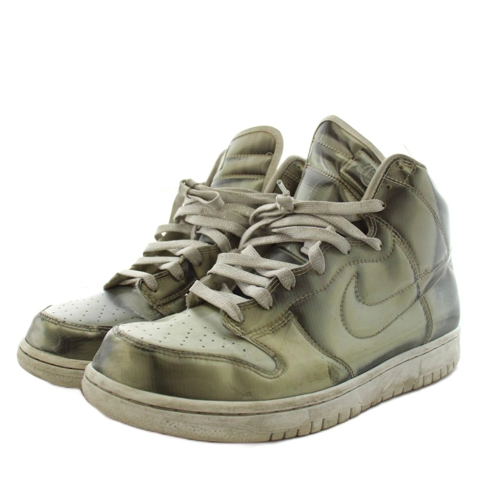 ナイキ NIKE × クロット CLOT ダンク ハイ DUNK HIGH SILVER FLIX スニーカー シューズ US9.5 27.5cm シルバー色 DH4444-900 /AN48 メンズ 260317