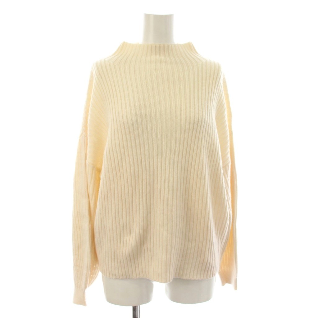 Long-Sleeved Knit - 【中古】アーバンリサーチ URBAN RESEARCH ニット セーター F アイボリー ハイネック 長袖 /JP レディース 【ベクトル 古着】 260304