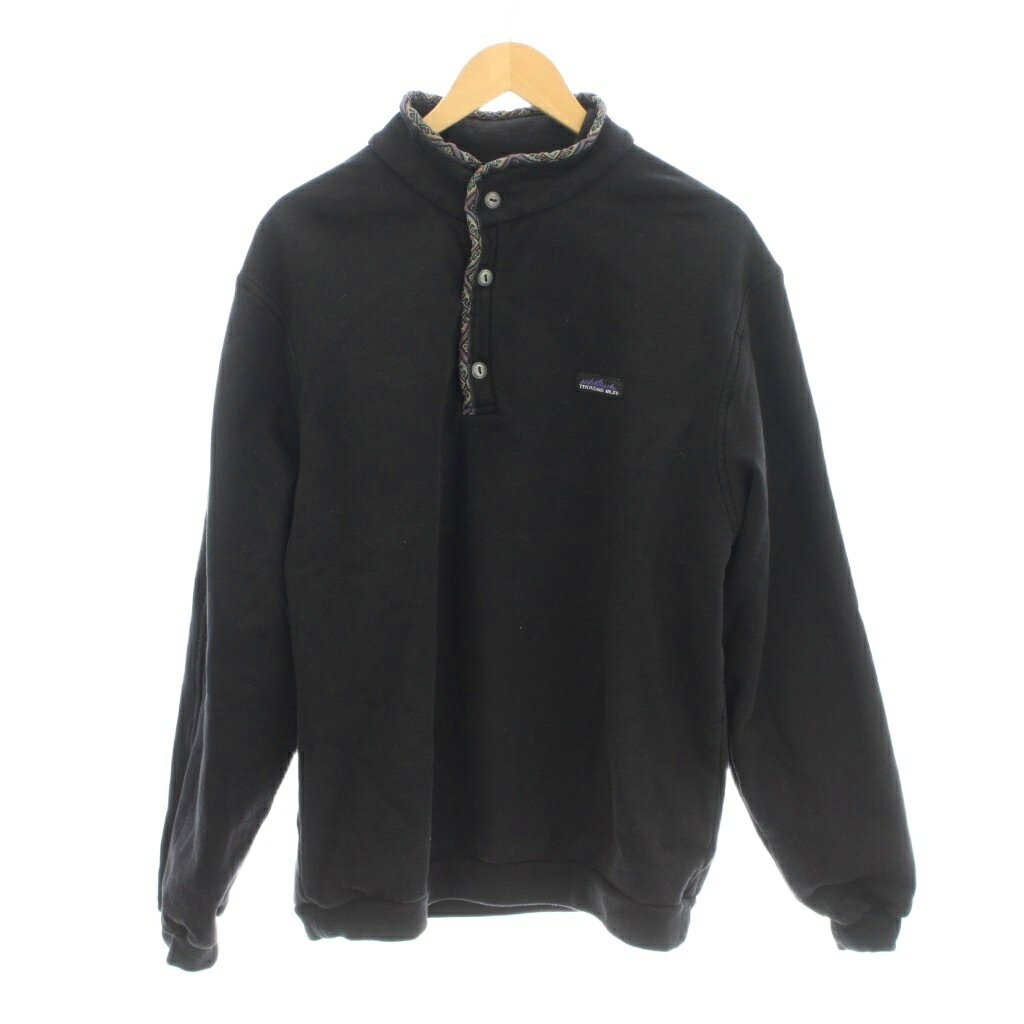Collaboration - 【中古】THOUSAND MILE SITKA SWEATSHIRT/ スウェット トレーナー S 黒 ブラック /LP ■MA メンズ 【ベクトル 古着】 260309