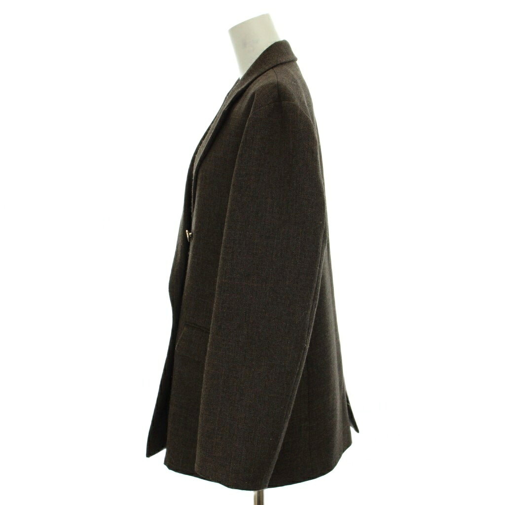 【中古】ロペピクニック ROPE Picnic 25AW スリートーンツイードジャケット＆パンツ セットアップ L 茶 ブラウン ダブルブレスト /GP レディース 【ベクトル 古着】 260309 vectorpremium-18946888 ブランド古着ベクトルプレミアム店 サンプル画像3