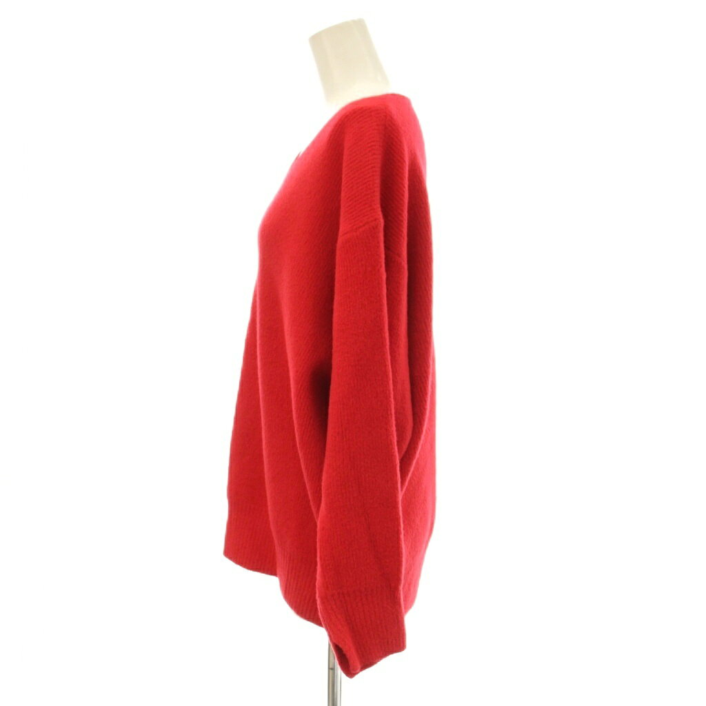 【中古】ロペピクニック ROPE Picnic 25AW スフレニットシリーズ Vネック プルオーバー セーター F 赤 長袖 無地 /JP レディース 【ベクトル 古着】 260308 vectorpremium-18941601 ブランド古着ベクトルプレミアム店 サンプル画像2