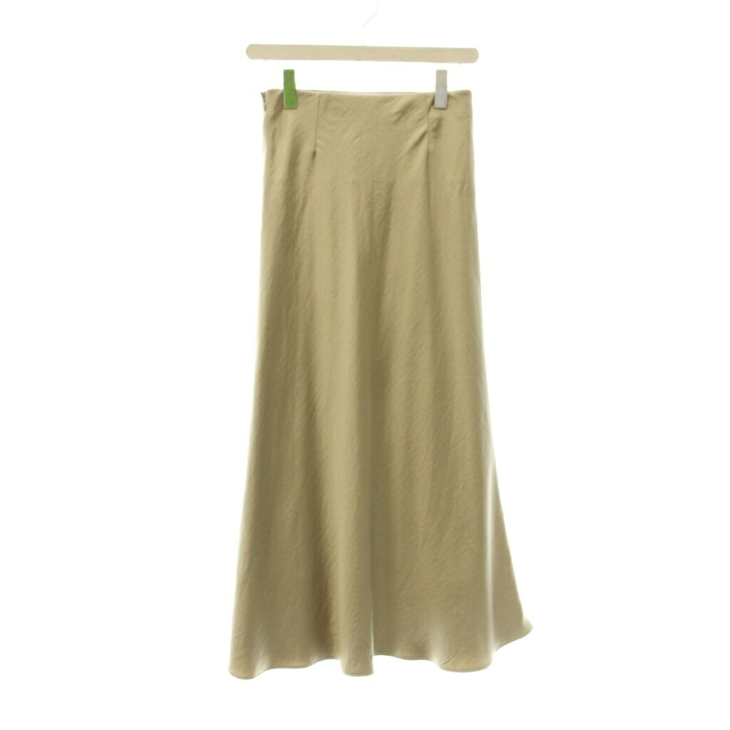 【中古】ミラオーウェン Mila Owen スカート 0 ゴールドカラー 無地 ロング丈 Aライン /JP レディース 【ベクトル 古着】 260308 vectorpremium-18941359 ブランド古着ベクトルプレミアム店 サンプル画像2