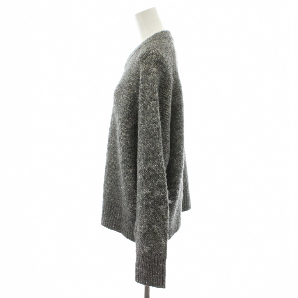 【中古】ミラオーウェン Mila Owen 25AW スパンコールVネックシャギーニット セーター F グレー 長袖 09WNT255103 /RR レディース 【ベクトル 古着】 260309 vectorpremium-18942822 ブランド古着ベクトルプレミアム店 サンプル画像2
