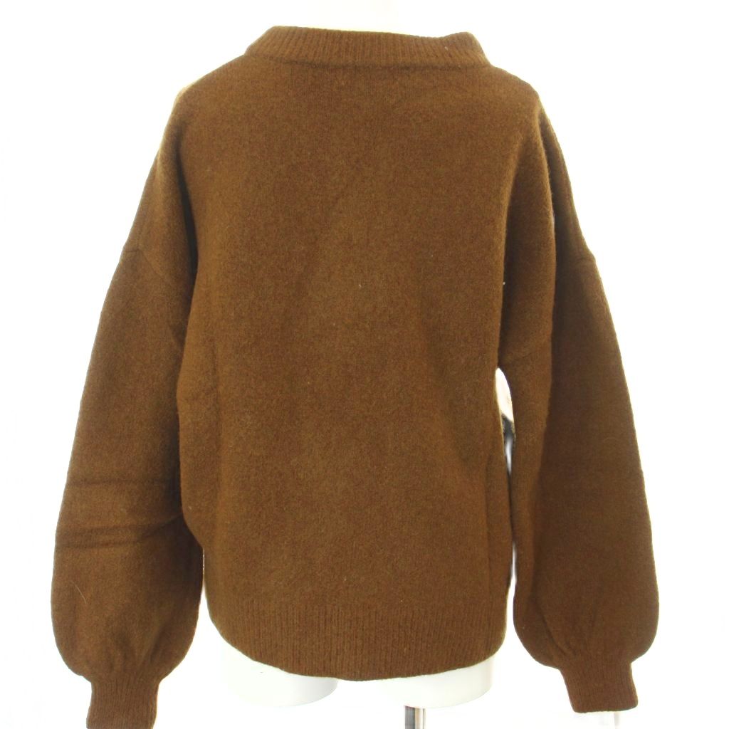 【中古】ナノユニバース nano universe ニット セーター 38 長袖 クルーネック 茶 ブラウン /LP レディース 【ベクトル 古着】 260317 vectorpremium-18960939 ブランド古着ベクトルプレミアム店 サンプル画像3