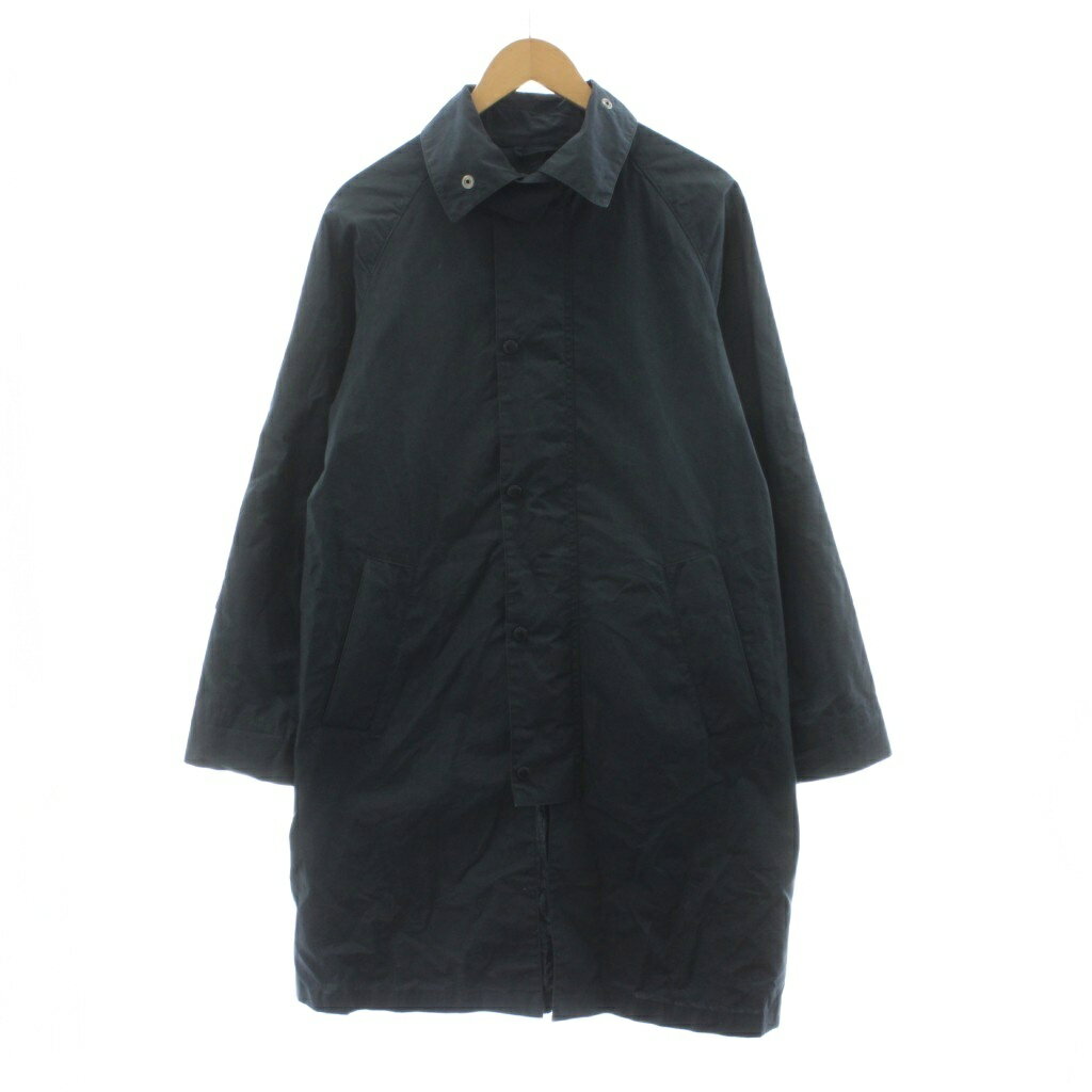 【中古】バブアー Barbour ENGINEERED GARMENTS South Jacket サウスジャケット ステンカラー ロング XS 紺 ネイビー 1901108 /KU メンズ 【ベクトル 古着】 260313