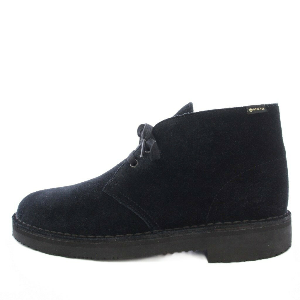 Dessert - 【中古】クラークス clarks Desert BT GTX デザートブーツ スエード レースアップ Vibramソール UK7.5 黒 /TK メンズ 【ベクトル 古着】 260319