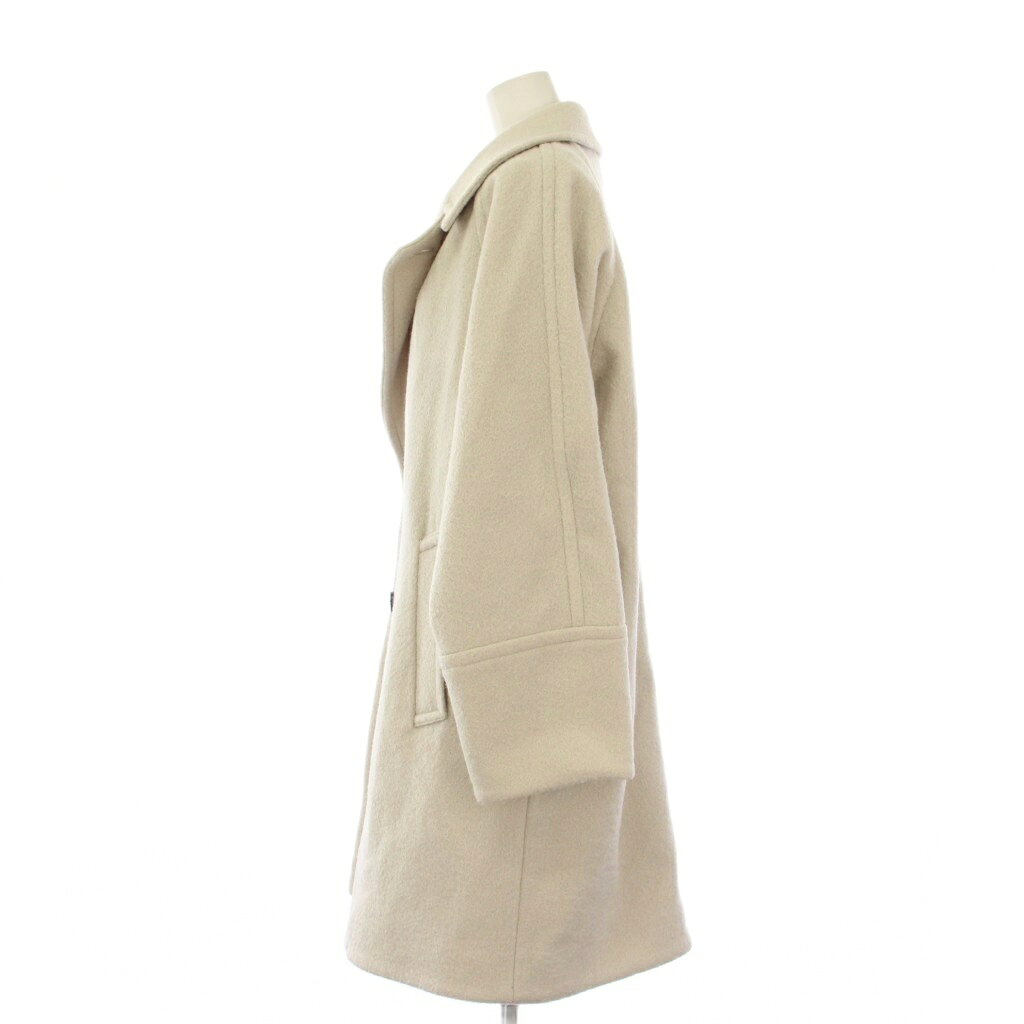 【中古】ロペピクニック ROPE Picnic 24AW ラムライクチェックオーバーPコート 38 白 ホワイト 長袖 ダブルブレスト 無地 GDO-54050 /JP レディース 【ベクトル 古着】 260317 vectorpremium-18961308 ブランド古着ベクトルプレミアム店 サンプル画像2