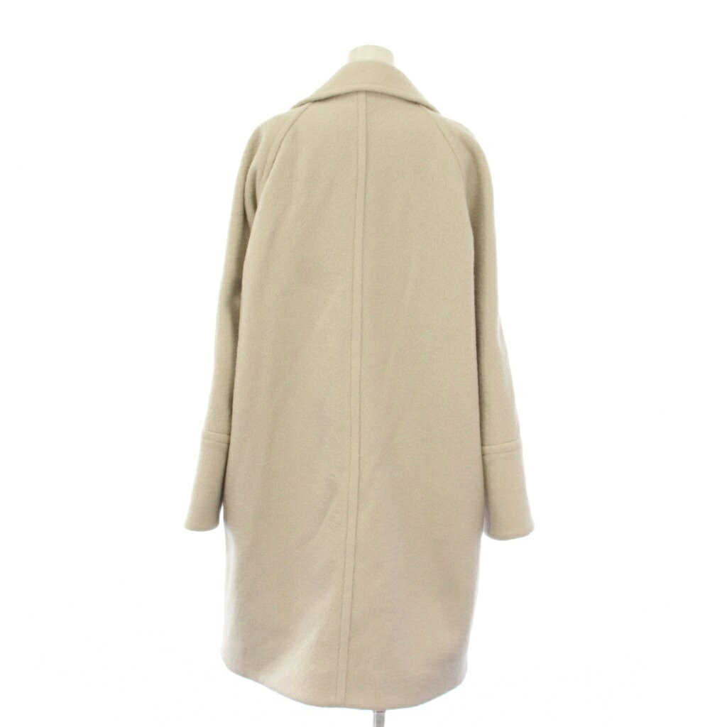 【中古】ロペピクニック ROPE Picnic 24AW ラムライクチェックオーバーPコート 38 白 ホワイト 長袖 ダブルブレスト 無地 GDO-54050 /JP レディース 【ベクトル 古着】 260317 vectorpremium-18961308 ブランド古着ベクトルプレミアム店 サンプル画像3
