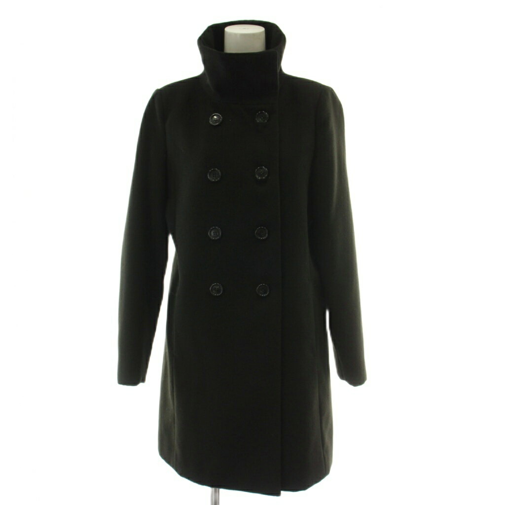 MARELLA コート　冬　40 美品 マレーラ MARELLA カシミヤ混 ダブル ファー ベルト 大きいサイズ