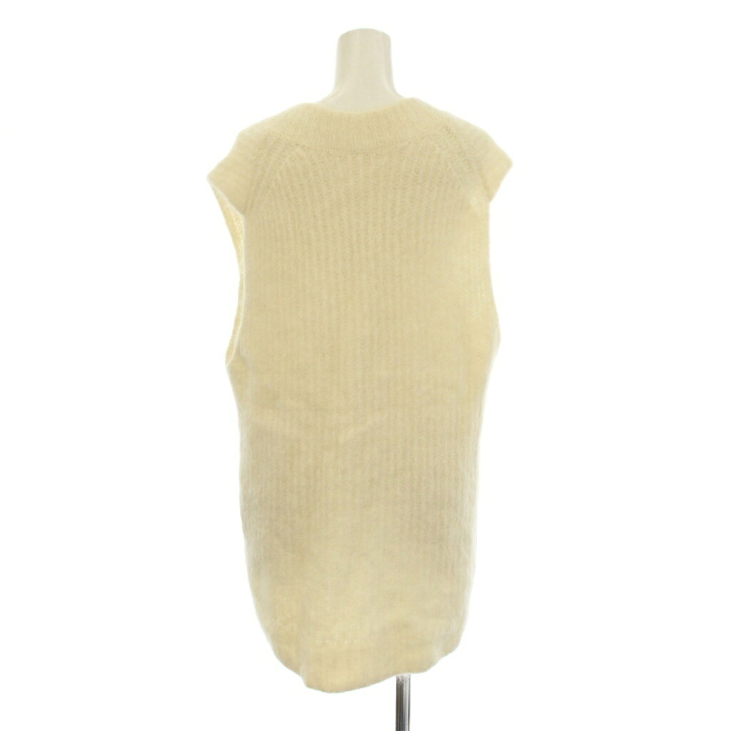 【中古】ミラオーウェン Mila Owen 21AW ベスト アルパカ F 白 ホワイト 無地 Vネック /JP レディース 【ベクトル 古着】 260321 vectorpremium-18969351 ブランド古着ベクトルプレミアム店 サンプル画像3