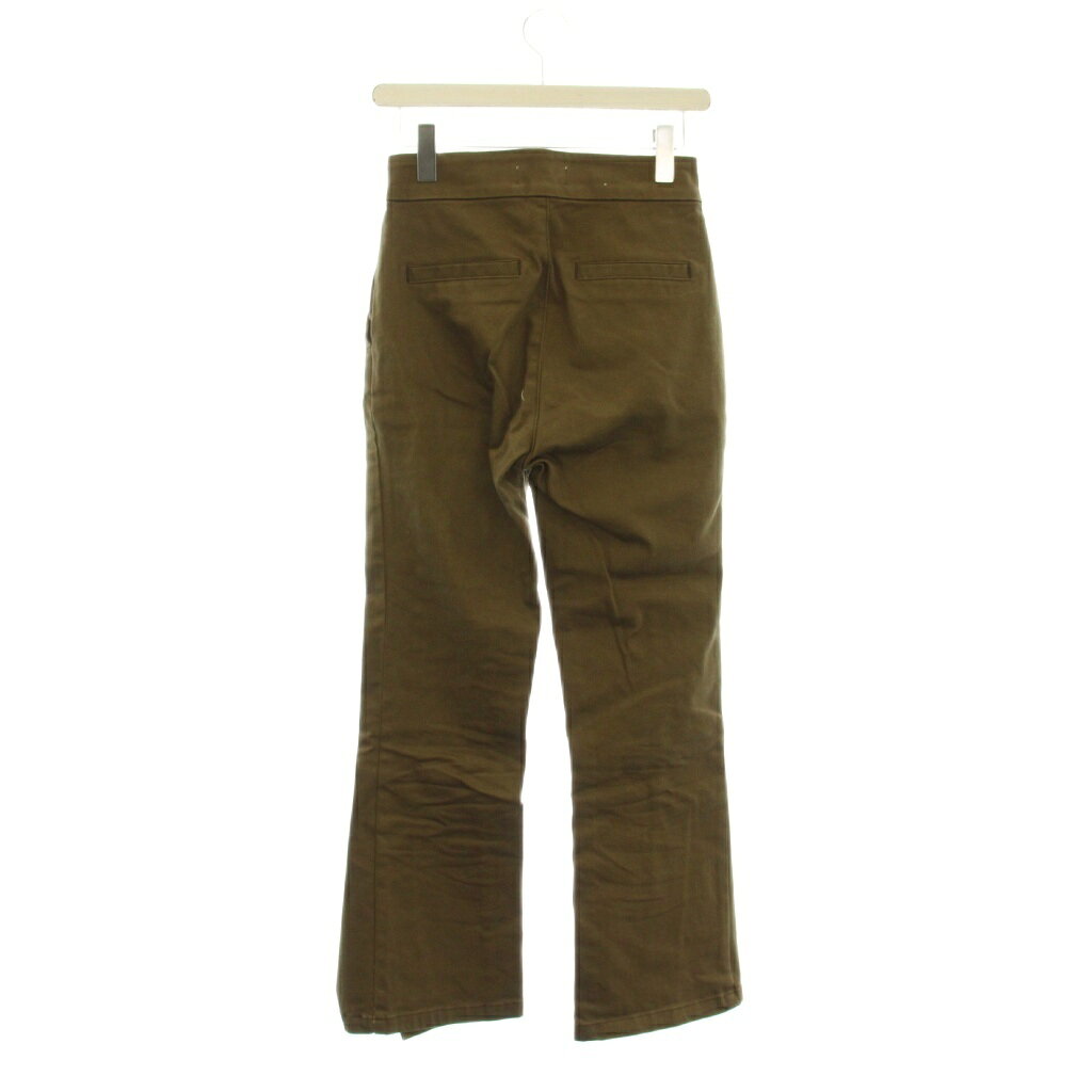 【中古】ミラオーウェン Mila Owen 22SS パンツ 0 茶 ブラウン 長ズボン スリット入り センタープレス風ステッチ /JP レディース 【ベクトル 古着】 260321 vectorpremium-18973715 ブランド古着ベクトルプレミアム店 サンプル画像2