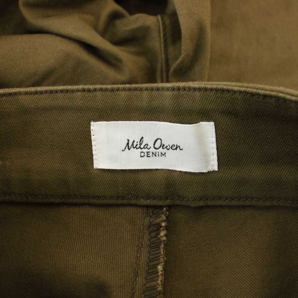 【中古】ミラオーウェン Mila Owen 22SS パンツ 0 茶 ブラウン 長ズボン スリット入り センタープレス風ステッチ /JP レディース 【ベクトル 古着】 260321 vectorpremium-18973715 ブランド古着ベクトルプレミアム店 サンプル画像3