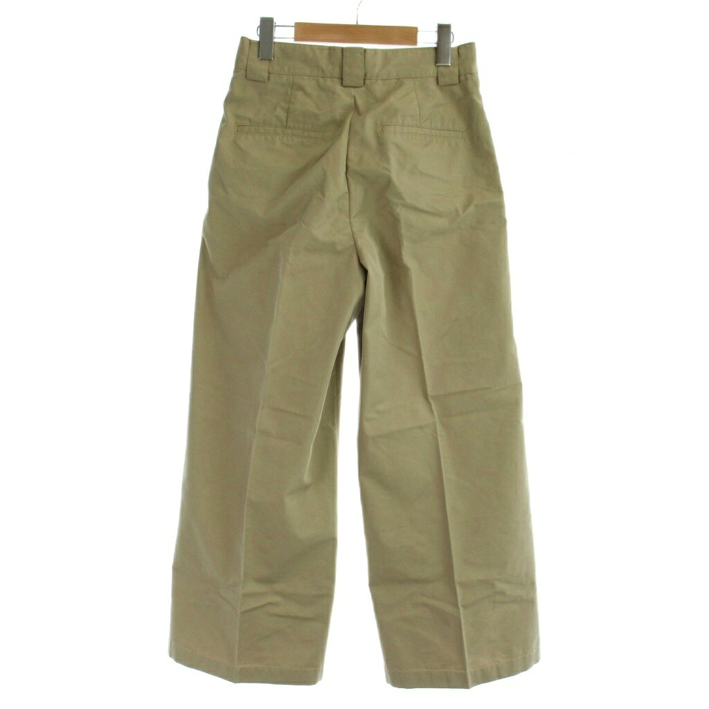 【中古】ミラオーウェン Mila Owen 24SS 太ベルトルーズフィットチノパンツ 0 ベージュ 無地 ワイド フルレングス 09WFP242904 /AP レディース 【ベクトル 古着】 260326 vectorpremium-18976849 ブランド古着ベクトルプレミアム店 サンプル画像2