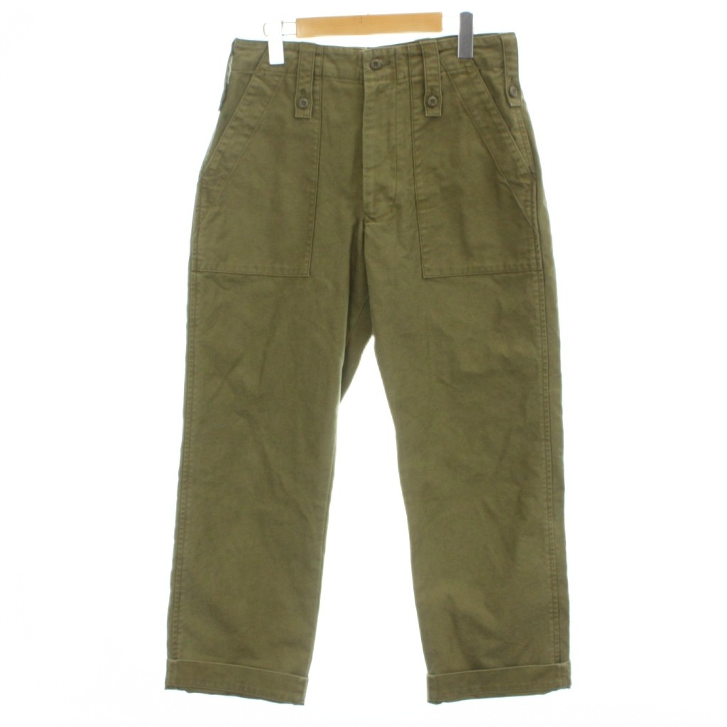 Rakuten - 【中古】クロス＆クロス Cloth&Cross パンツ 1 カーキ 長ズボン /GP レディース 【ベクトル 古着】 260324