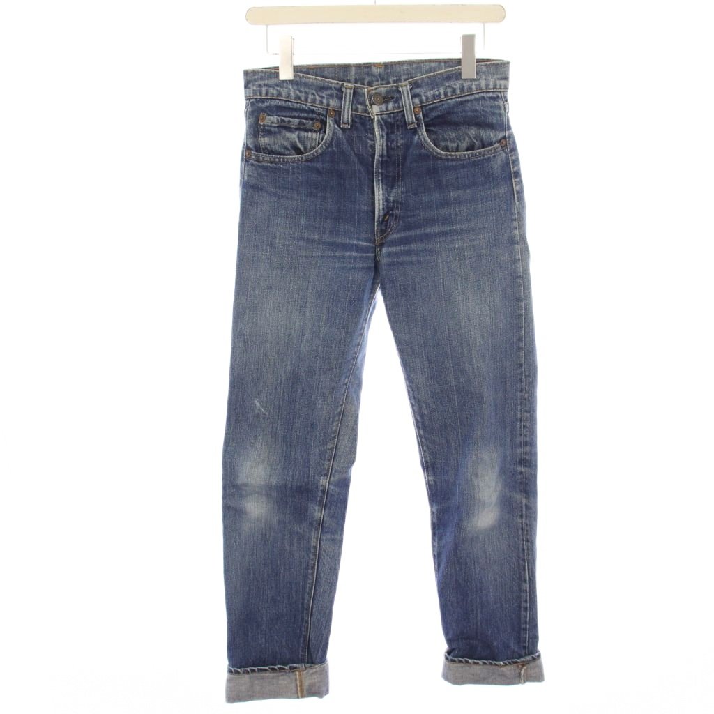 【中古】リーバイス Levi's 70s 505 ボタン裏5 42TALON デニムパンツ ジーンズ USED加工 ダメージ加工 青 ブルー /HN レディース 【ベクトル 古着】 260326