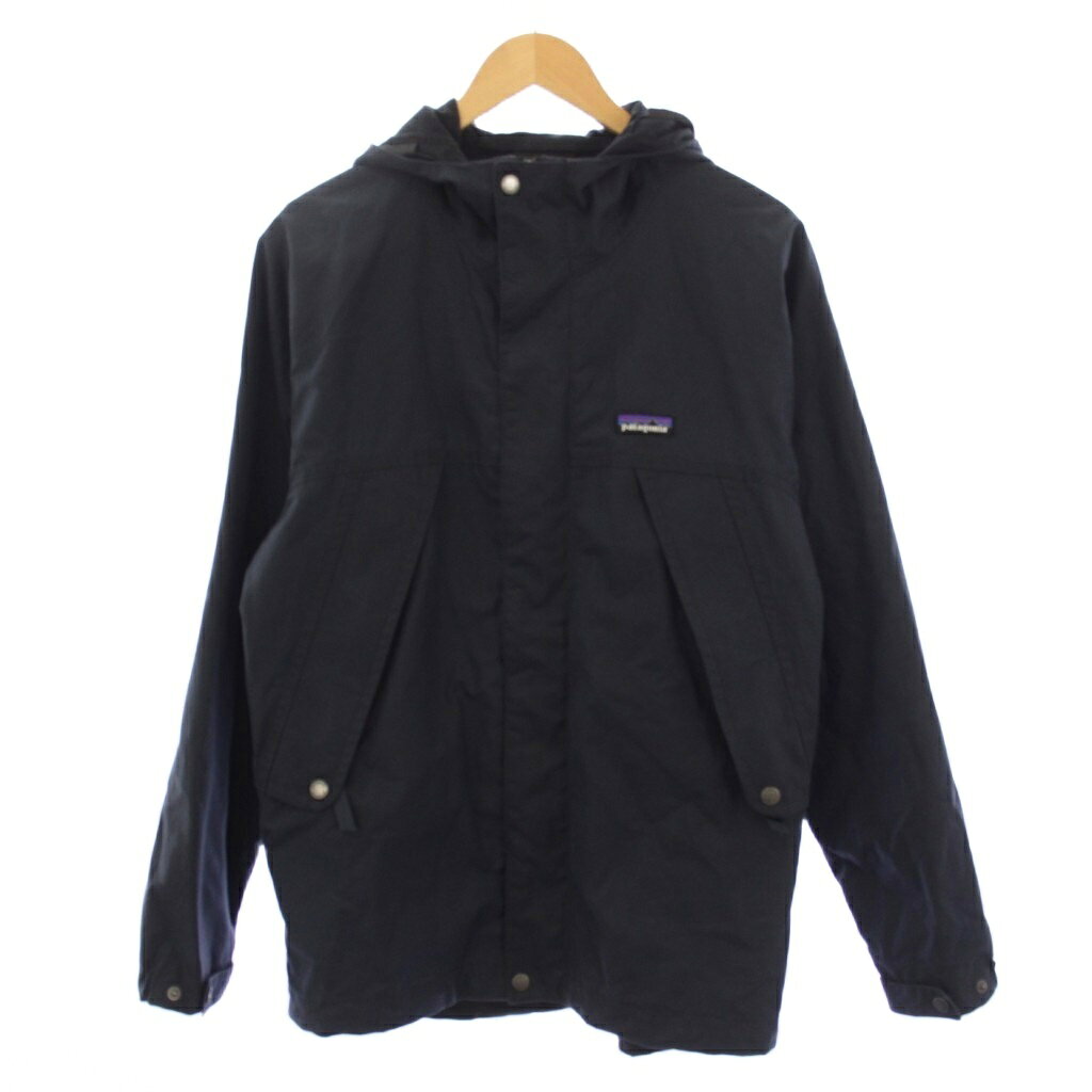 【中古】パタゴニア Patagonia 24SS ワックスド・コットン・ジャケット ジップアップ フード S ネイビー 6825 /BM メンズ 【ベクトル 古着】 260402(4.0)