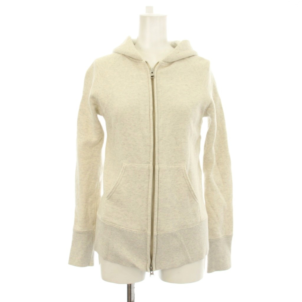 【中古】トラディショナルウェザーウェア Traditional Weatherwear ジップアップパーカー S アイボリー 長袖 ダブルジップ /JP レディース 【ベクトル 古着】 260326